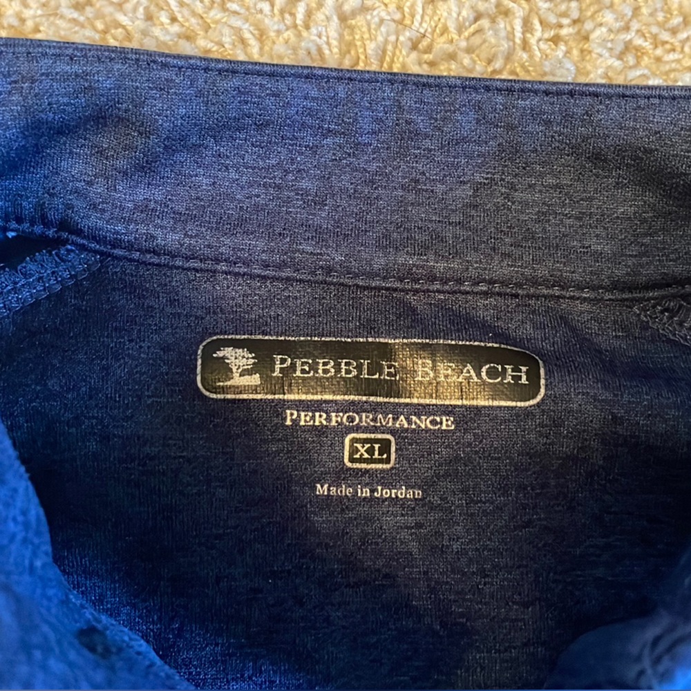 Pebble Beach Performance Men's Pullover Quarter Z… - image 3